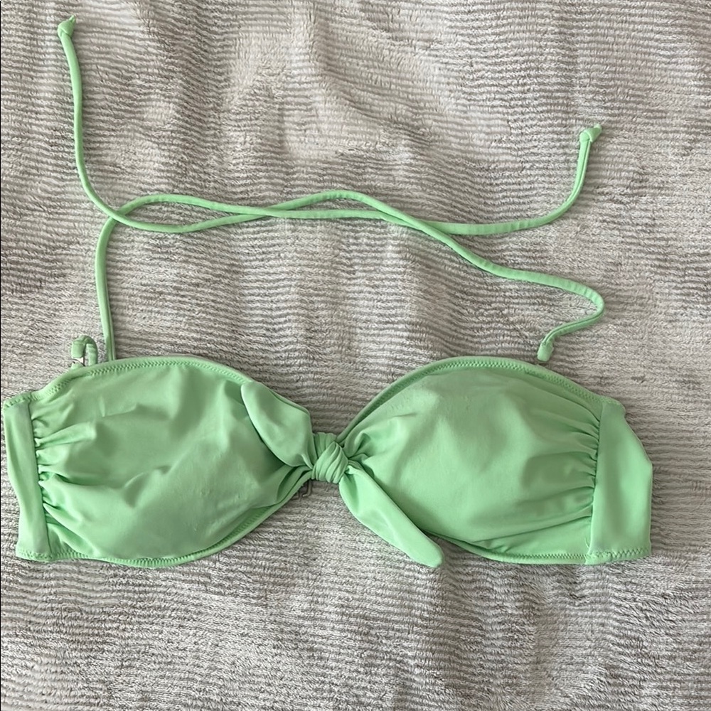 Victoria Secret Swimwear Green Bikini Top